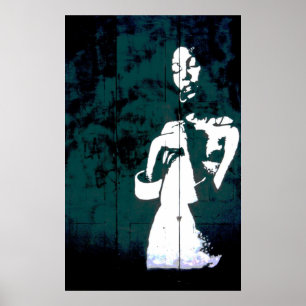 psychedelischer Graffiti Druck Poster