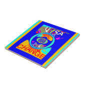 Psychedelischer Groove: Pop Art Abstrakt Energy Fliese (Seite)