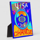 Psychedelischer Groove: Pop Art Abstrakt Energy Fotoplatte (Seite)