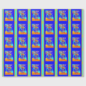 Psychedelischer Groove: Pop Art Abstrakt Energy Geschenkpapier (Flach)