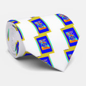 Psychedelischer Groove: Pop Art Abstrakt Energy Krawatte (Gerollt)