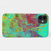 Psychedelischer Herbst Gold und Aqua Garden Landsc Case-Mate iPhone Hülle (Rückseite (Horizontal))
