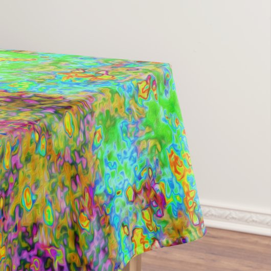 Psychedelischer Herbst Gold und Aqua Garden Landsc Tischdecke (Beispiel)