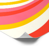 Psychedelischer Hintergrund. ABSTRAKT b Poster (Ecke)