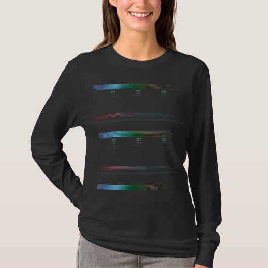 psychedelischer Hintergrund T-Shirt (Vorderseite)