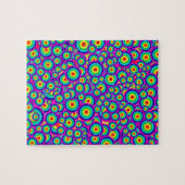 Psychedelischer Hippie 60er Jahre Druck Puzzle (Horizontal)