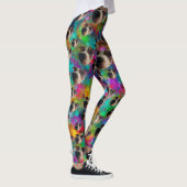 Psychedelischer Jack Russell Ladys Leggings (Rechts)
