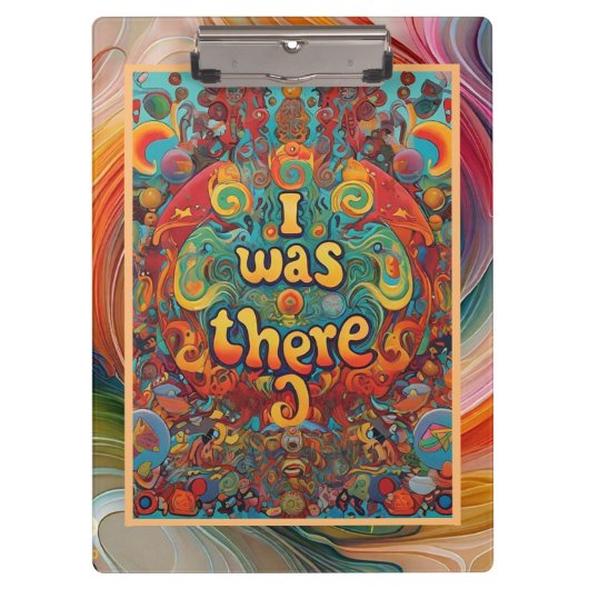 "Psychedelischer Jam" Klemmbrett (Vorderseite)
