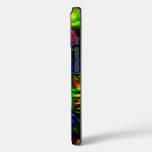 Psychedelischer Kaninchendrache in Neon Fantasy Case-Mate iPhone Hülle (Rückseite / Links)