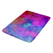 Psychedelischer Kersplash...... Badematte (Schrägansicht)