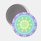 Psychedelischer Kreis Magnet (Vorderseite/Rückseite)