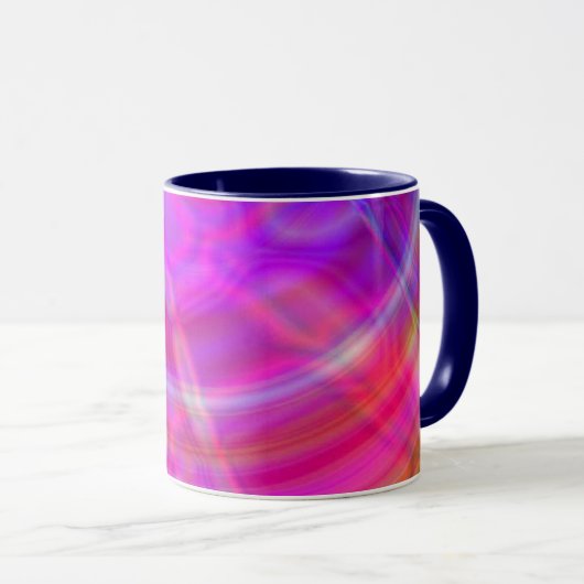 Psychedelischer Kreis Tasse (VorderseiteRechts)