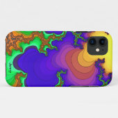 Psychedelischer Lava-Fluss-Fraktal iPhone Fall Case-Mate iPhone Hülle (Rückseite (Horizontal))