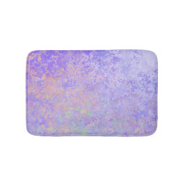 Psychedelischer Lavender Lila Neon Pastel Abstrakt Badematte