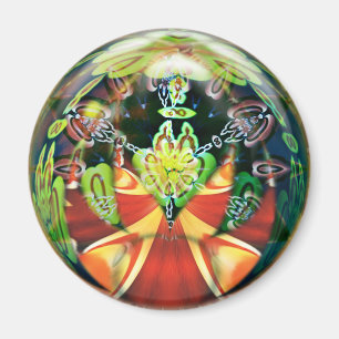 psychedelischer Magnet 2d3D