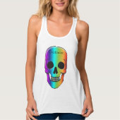 Psychedelischer menschlicher Schädel-Thunder_Cove- Tank Top (Vorderseite)