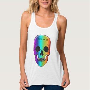 Psychedelischer menschlicher Schädel-Thunder_Cove- Tank Top