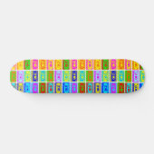 Psychedelischer Mix-Tape-Pop Skateboard (Horizontal)