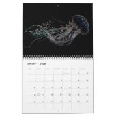 Psychedelischer Neon Jellyfish Kalender 3 (Jan 2026)