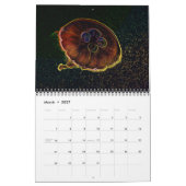 Psychedelischer Neonquallen-Wandkalender Kalender (Mär 2027)