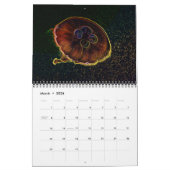 Psychedelischer Neonquallen-Wandkalender Kalender (Mär 2026)
