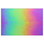 Psychedelischer Neonregenbogen Paisley Stoff (Yard (91,4 cm))