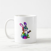 Psychedelischer Osterhase Kaffeetasse (Links)