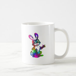 Psychedelischer Osterhase Kaffeetasse