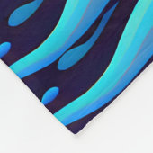 Psychedelischer Ozean Fleecedecke (Ecke)