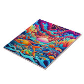 Psychedelischer Ozean Fliese (Seite)