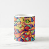Psychedelischer Ozean Kaffeetasse (Mittel)