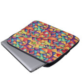 Psychedelischer Ozean Laptopschutzhülle (Vorne Knopf)
