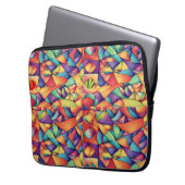 Psychedelischer Ozean Laptopschutzhülle (Vorderseite Links)