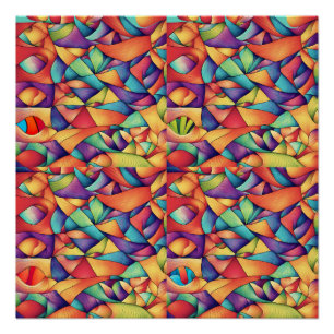 Psychedelischer Ozean Poster