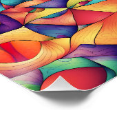 Psychedelischer Ozean Poster (Ecke)