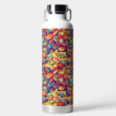 Psychedelischer Ozean Trinkflasche (Vorderseite)