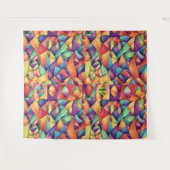 Psychedelischer Ozean Wandteppich (Vorderseite (Horizontal))