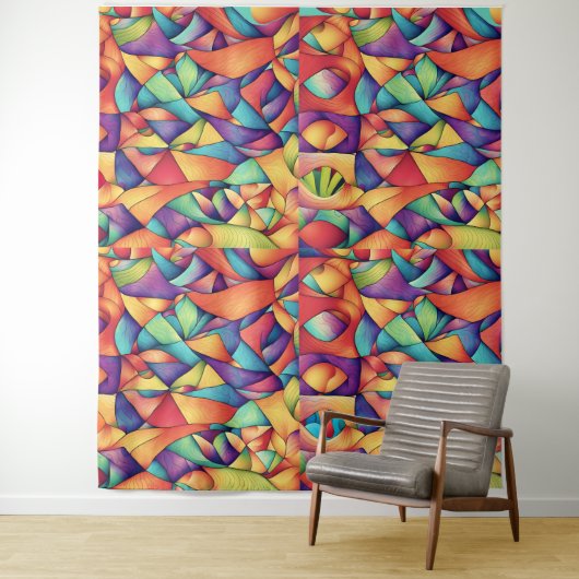Psychedelischer Ozean Wandteppich (Beispiel)