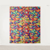 Psychedelischer Ozean Wandteppich (Vorderseite)