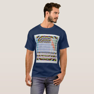 Psychedelischer periodischer Tabelle T-Shirt