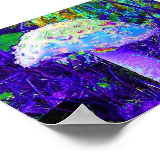 psychedelischer Pilz Poster (Ecke)