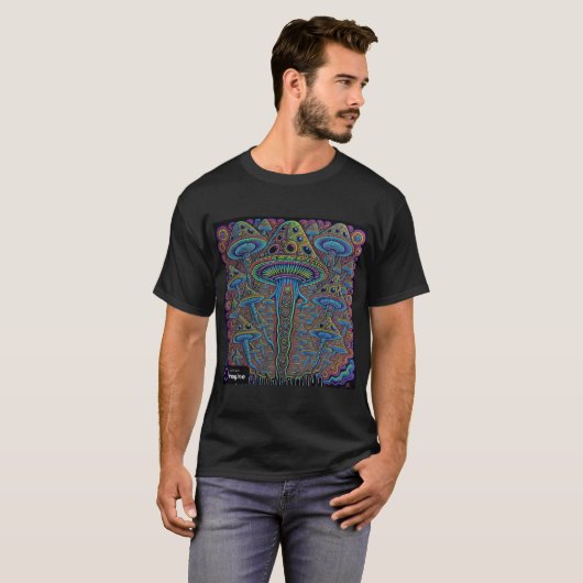 Psychedelischer Pilz T-Shirt (Vorne ganz)