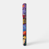 Psychedelischer Pilzaura iPhone Hülle (Linke Seite)