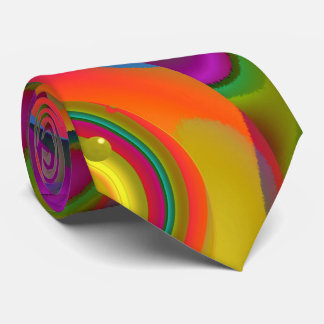 Psychedelischer Punch coole abstrakte Kunst Krawatte