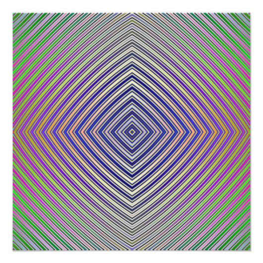 Psychedelischer Pyramidenplan Fotodruck (Vorne)