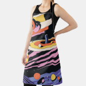 Psychedelischer Raum: 70er geometrische Formen Schürze (InSitu)