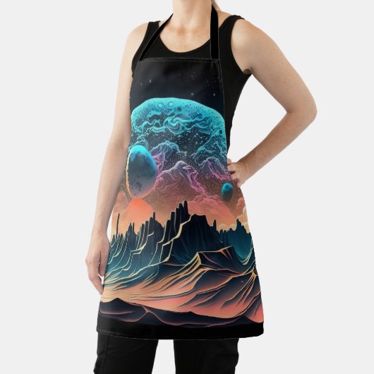 Psychedelischer Raum Schürze (InSitu)