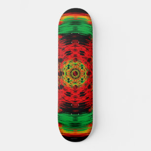 Psychedelischer Rave-Skateboard Skateboard