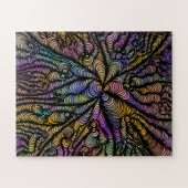 Psychedelischer Regenbogen - Optische Täuschung - Puzzle (Horizontal)