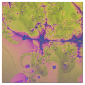Psychedelischer Regenbogen-Paint-Spill-Spritzer Fa Stoff (Nahaufnahme)